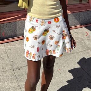 Lisa Says Gah Star Skirt Caviar Dreams White